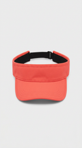 Sporty coral technical visor hat